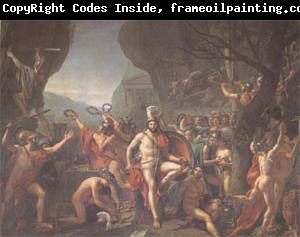 Jacques-Louis  David Leonidas at Thermopylae (mk05)
